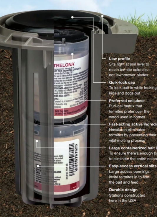 Subterranean Termites - Trelona Bait Stations - Includes Product and Installation