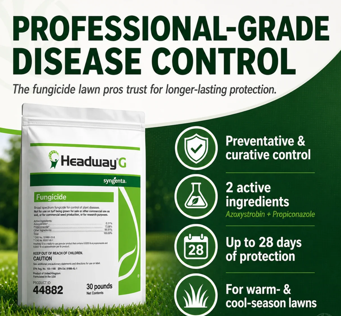 Fungicide Application (up to 5,000 sq. ft.)*2 Applications Included*