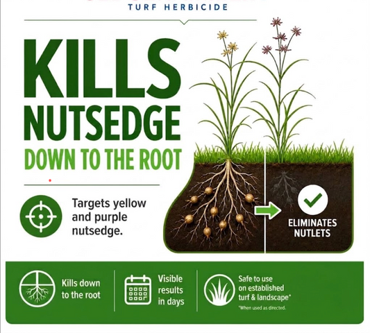 Sedge Treatment - Selective Herbicide (up to 5,000 sq. ft.) * 2 Applications Included*
